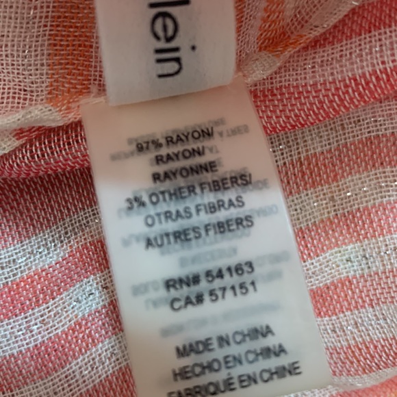 Calvin Klein Scarf/Wrap w/Bling - Picture 7 of 8